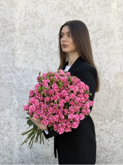 Монобукет з галузкової троянди Eileen