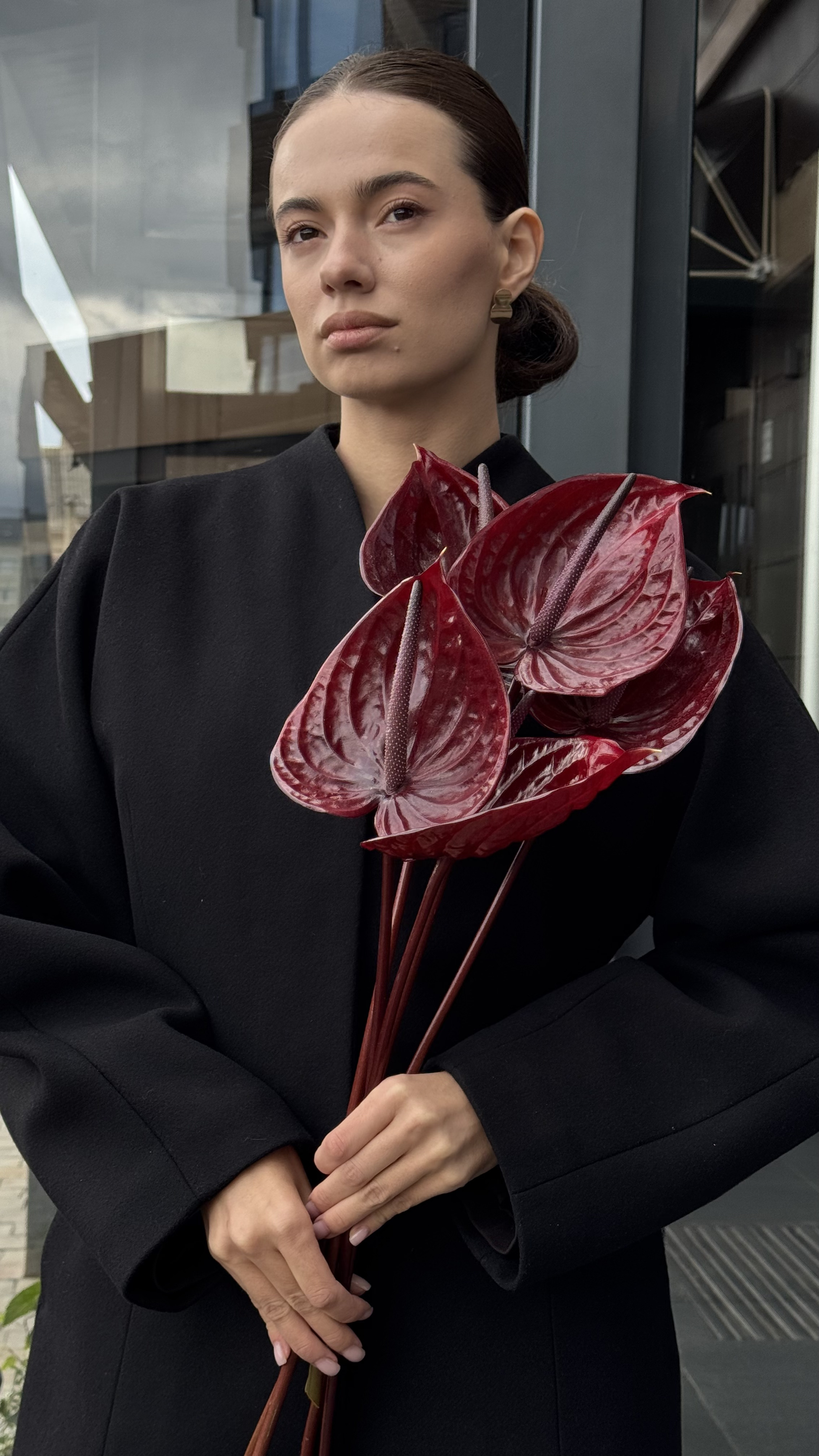 Букет з антуріуму Nero